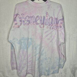 Disney Disneyland Resorts Tie Dye Puff Print Shirt Size XXL